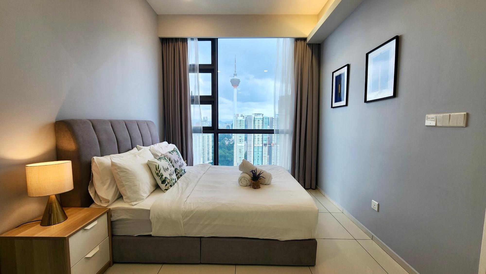 Skyline View In Bukit Bintang The Robertson 42F Apartamento Kuala Lumpur Exterior foto
